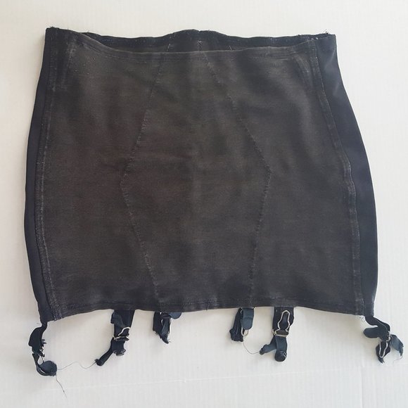 Vintage GIRDLE Open Bottom Pin Up Girl 6 Garter
